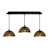 Lampy sufitowe - Milagro Lampa wisząca LISA BLACK 3xE27 ML6136 - miniaturka - grafika 1
