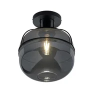 Lampy ścienne - Trio Lorena 615190132 kinkiet lampa ścienna 1x40W E27 czarny - miniaturka - grafika 1