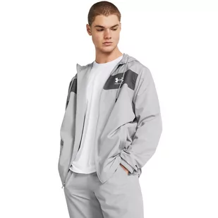 Męska kurtka treningowa Under Armour UA Sportstyle Windbreaker - szara - UNDER ARMOUR - Kurtki męskie - miniaturka - grafika 1