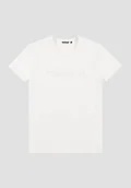 Koszulki męskie - T-Shirt Męski Antony Morato Slim Fit Biały - Xl - miniaturka - grafika 1