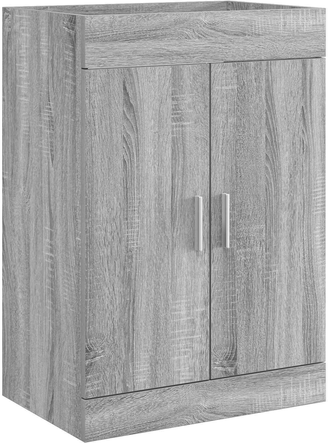 vidaXL vidaXL Szafka pod zlewem w łazience Szary Sonoma 78,5 x 37,5 x 81 cm