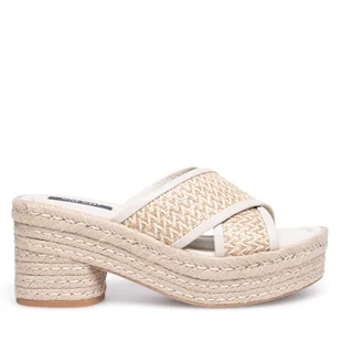 Espadryle Nine West WYL2734-1 Beżowy - Espadryle damskie - miniaturka - grafika 1
