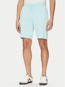 Spodenki męskie - Blend Szorty sportowe 20718381 Niebieski Regular Fit - miniaturka - grafika 1