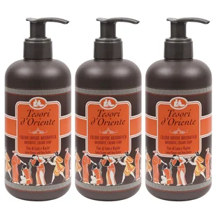 Tesori d'Oriente Fior di Loto, Mydło w płynie kwiat lotosu i masło shea, 3x300ml - Mydła - miniaturka - grafika 1