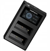 Ładowarki do aparatów dedykowane - Ładowarka dwukanałowa Mathorn MBC-D111 USB-C do Nikon EN-EL14 - miniaturka - grafika 1