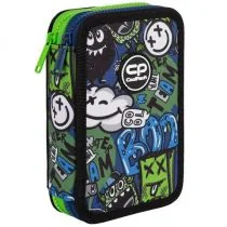 Piórnik 2-komorowy z wyposażeniem Coolpack Jumper 2 Monster Team - Piórniki - miniaturka - grafika 1