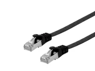 Patchcordy - Equip 607690 kabel sieciowy Czarny 1 m Cat6a U/FTP (STP) - miniaturka - grafika 1