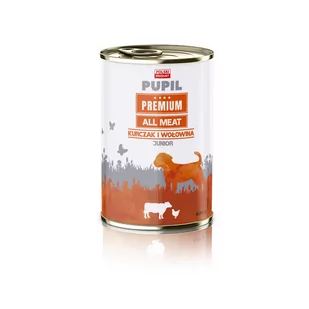 Karma mokra dla psa PUPIL Premium All Meat JUNIOR kurczak i wołowina 400 g - Mokra karma dla psów - miniaturka - grafika 1