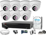 Zestawy do monitoringu - Keeyo H265+ Zestaw do monitoringu 5MPx IR 30m 1TB 7 Kamer - miniaturka - grafika 1