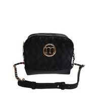 Torebki damskie - Torebka listonoszka Monnari czarna pikowana łańcuszek klasyczna - miniaturka - grafika 1