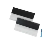 Przybory szkolne - KIESZENIE NA ETYKIETY MAGNETYCZNE TRANSPARENTNE 30X90 MM – 20 SZT - miniaturka - grafika 1