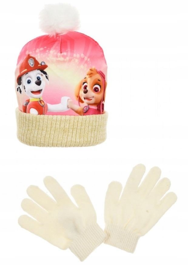 Czapka zimowa Skye Psi Patrol RĘKAWICZKI