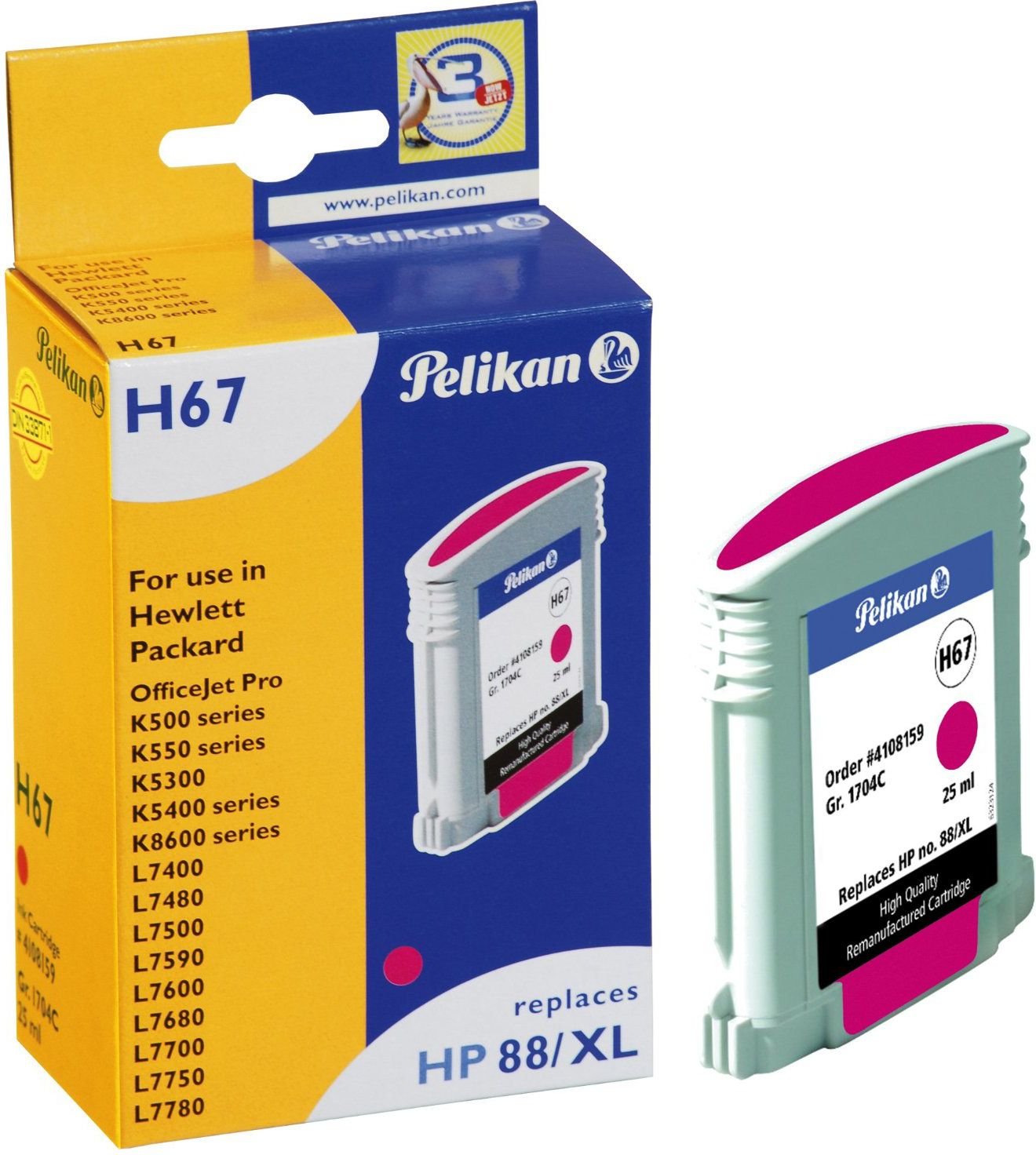 Tusz Pelikan Tusz H67 MG 4108159