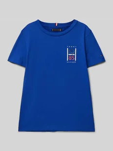 T-shirt z nadrukiem z logo - Koszulki dla chłopców - miniaturka - grafika 1