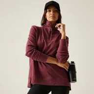 Bluzy sportowe damskie - Regatta Polar damski z suwakiem 1/2 Demmi Fioletowy, Rozmiar: 46 - miniaturka - grafika 1