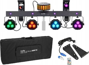 Eurolite LED KLS Scan Next FX Zestaw Świetlny z Efektem UV Pilot Torba Nowy - Lampy studyjne - miniaturka - grafika 1