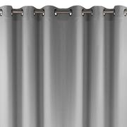 Zasłony - Zasłona CARMENA kolor szary styl klasyczny srebrne przelotki metalowe srebrne plecionka 220x175 homede - CURT/HOM/CARMENA/BRAID/ - miniaturka - grafika 1