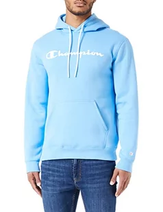 Champion Męska bluza z kapturem Legacy American Classics Heavy Powerblend z polarem, kolor niebieski, S - Bluzy męskie - miniaturka - grafika 1