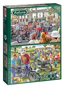 Puzzle - Falcon Puzzle 2x500 Zlot motocyklowy G3 - miniaturka - grafika 1