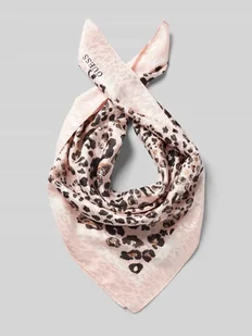 Szal z napisem z logo model ‘JACQUARD FOULARD’ - Apaszki i szaliki damskie - miniaturka - grafika 1