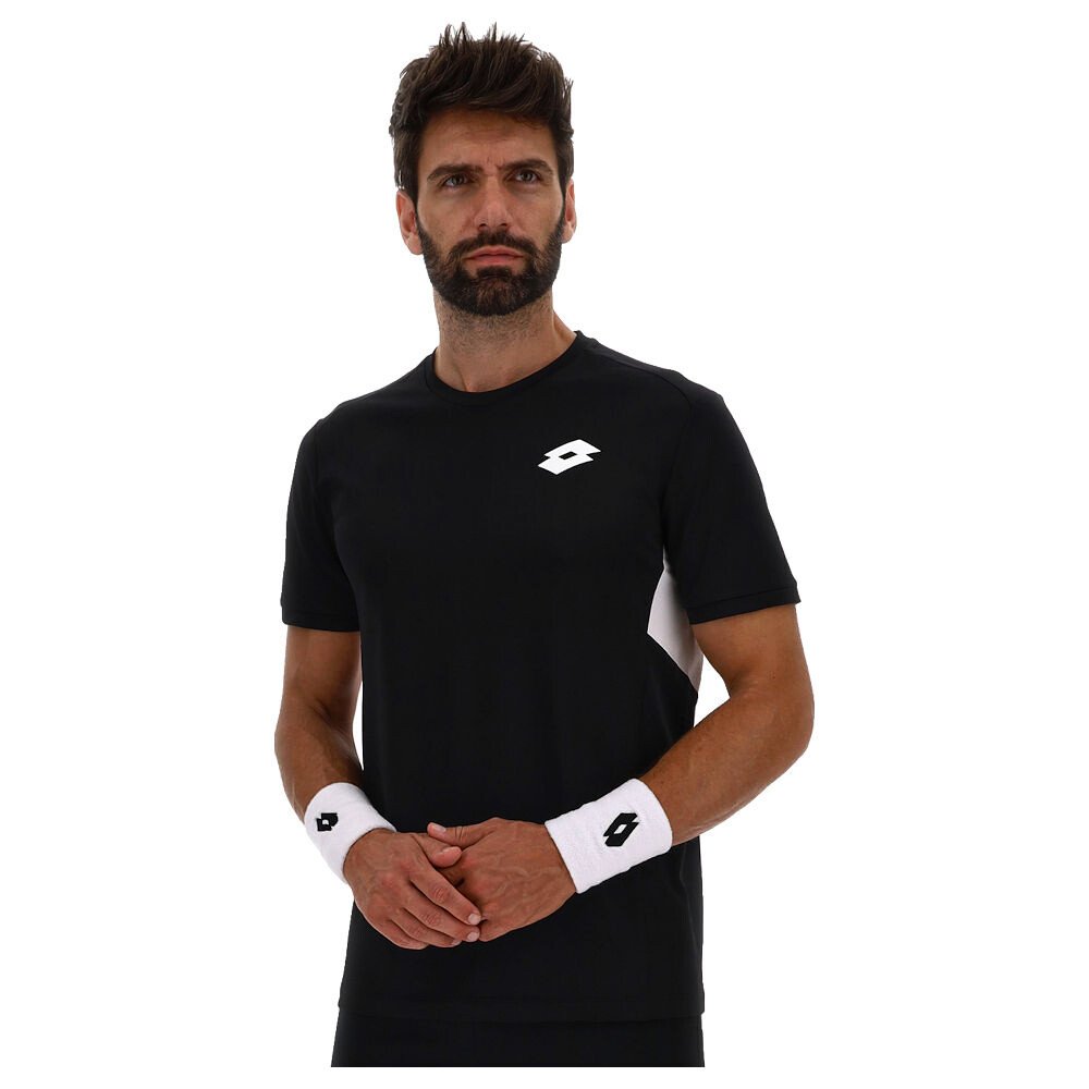 Koszulka męska Lotto Squadra IV Tee All Black M