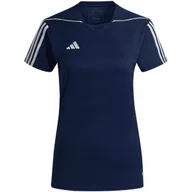 Koszulki i topy damskie - Koszulka damska adidas Tiro 23 League Jersey granatowa HR4613 XS - miniaturka - grafika 1