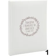 Pamiątka Pierwszej Komunii Świętej - Album komunijny wsuwany na 50 zdjęć 15x21 personalizowany 5 wzorów - miniaturka - grafika 1