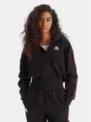 Bluzy damskie - Kappa Bluza Banda Clarise 32261BW Czarny Regular Fit - miniaturka - grafika 1