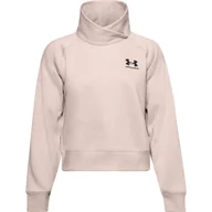 Bluzy sportowe damskie - Bluza damska Under Armour Rival Fleece Wrap Neck PO - miniaturka - grafika 1