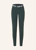 Legginsy - Nike Legginsy Nike Pro Z Siateczką grau - miniaturka - grafika 1