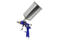 Pistolety pneumatyczne - GEKO Pistolet lakierniczy HVLP mini 1000ml dysza 1,5 mm 0345 G01186 - miniaturka - grafika 1