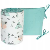 Ochraniacze do łóżeczka - OCHRANIACZ 360x30 DO ŁÓŻECZKA 120x60 SUPER JAKOŚĆ! - miniaturka - grafika 1