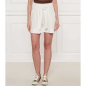 Spodenki damskie - Marc Cain Lniane szorty | Relaxed fit | high waist - miniaturka - grafika 1