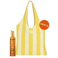 Balsamy i kremy do opalania - Nuxe Sun, rozświetlający olejek do opalania do twarzy i ciała, w sprayu, SPF 30, 150 ml + torba plażowa gratis - miniaturka - grafika 1