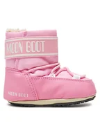 Buty dla dziewczynek - Moon Boot Śniegowce 80D3401020 Różowy - miniaturka - grafika 1