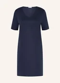 Bielizna nocna - Hanro Koszula Nocna Cotton Silk blau - miniaturka - grafika 1
