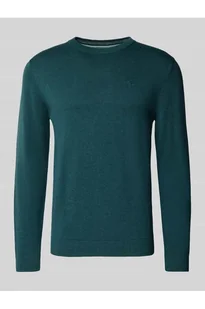 Sweter z dzianiny o kroju regular fit z czystej bawełny - Tom Tailor - Swetry męskie - miniaturka - grafika 1