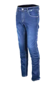 Odzież motocyklowa - Jeansy Motocyklowe GMS Cobra WR CiemnoniebieskiW42 x L36 - miniaturka - grafika 1