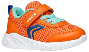 Geox B SPRINTYE Boy C, buty dziecięce, pomarańczowe/Royal, 23 EU, Pomarańczowy, 23 EU - Buty dla chłopców - miniaturka - grafika 1