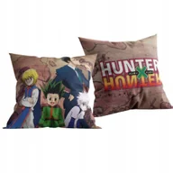 Kołdry i poduszki dla dzieci - Poduszka Hunter X Hunter 40x40 - anime, kolorowa, dekoracyjna dla fana - miniaturka - grafika 1