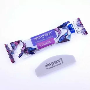 Bezpieczny pakiet - polerka mini - Aba Group - półksiężyc 180/240 Sweet Polerka - Akcesoria do paznokci - miniaturka - grafika 1