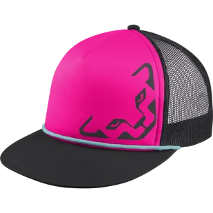 DYNAFIT Trucker cap pink glo - Czapki damskie - miniaturka - grafika 1