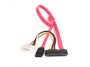 Gembird KABEL SATA DATA 35CM+ ZASILAJĄCY- WTYK COMBO KKGGKUBA0090 [249063] - Kable komputerowe i do monitorów - miniaturka - grafika 1