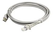 Kable USB - Kabel Datalogic USB, prosty, szary, 2m kabel do transmisji danych, 2 m, USB A, męski/męski, szary - miniaturka - grafika 1