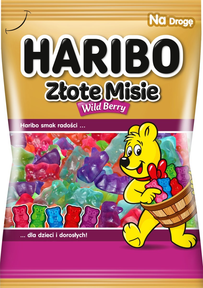 Haribo Złote Misie Wild Berry 80g