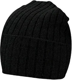 Czapka dla dzieci w uniwersalny fasonie Noviti CZ087-U-01 Czarna - Czapki dla dzieci - miniaturka - grafika 1