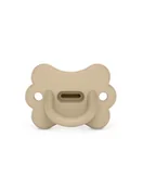 Smoczki uspokajające - Suavinex SX Pro smoczek fizjologiczny silikonowy Colour Essense 0-6m+ Motylek beżowy - miniaturka - grafika 1