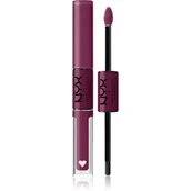 Szminki - NYX Professional Makeup Professional Makeup - SHINE LOUD HIGH PIGMENT LIP SHINE - Płynna, dwustronna pomadka do ust - 6.8 ml - IN CHARGE NYXLICH - miniaturka - grafika 1