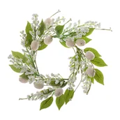 Wielkanoc - Wianek dekoracyjny wielkanocny 19 cm mix kolorów - miniaturka - grafika 1