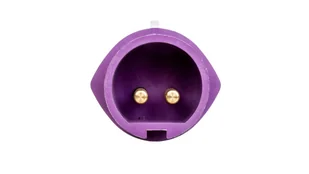 Legrand Wtyczka przenośna 16A 2P 24V AC fioletowa IP44 P17 055221 055221 - Kostki, złączki, wtyczki - miniaturka - grafika 2